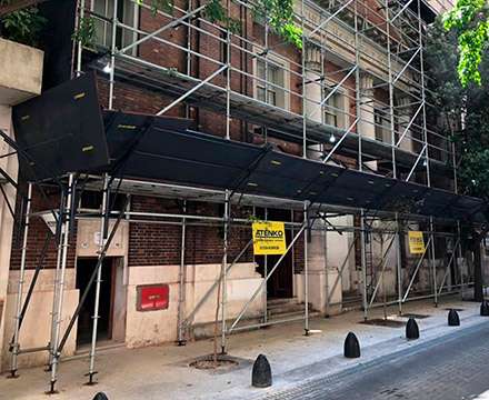 Multidirectional Scaffolding-Scaffolding pedestrian protection Multidirectional Scaffolding-Scaffolding pedestrian protection